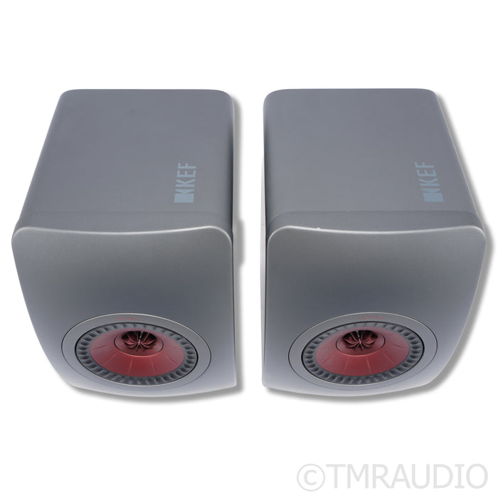 KEF LS50 Meta Bookshelf Speakers; Titanium Grey Pair