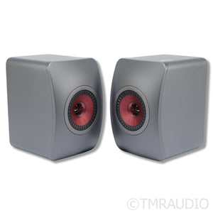 KEF LS50 Meta Bookshelf Speakers; Titanium Grey Pair