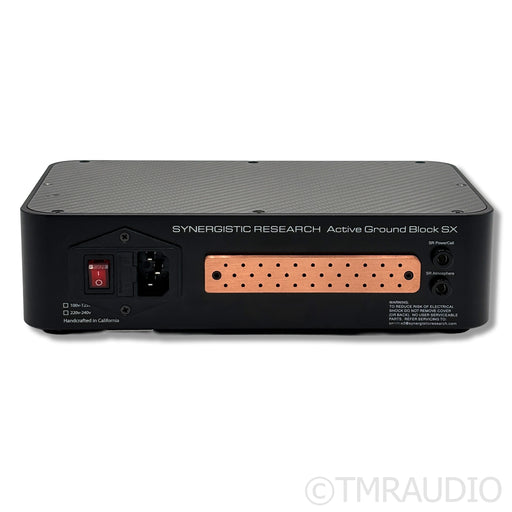 Synergistic Research Active Ground Block SX w/ Pink Fuse