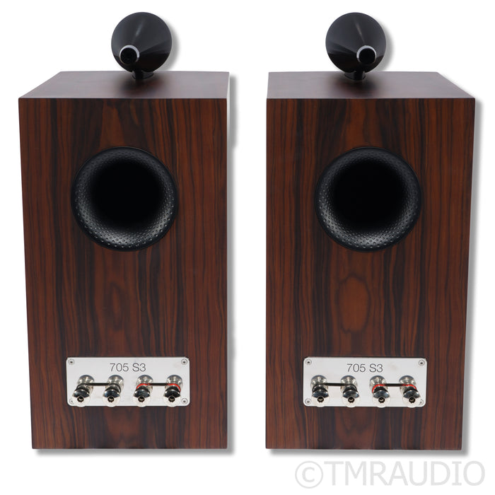 Bowers & Wilkins 705 S3 Bookshelf Speaker Pair; Mocha