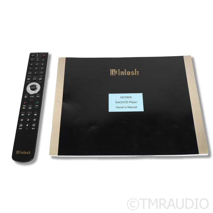 McIntosh MCD600 SACD / CD Player