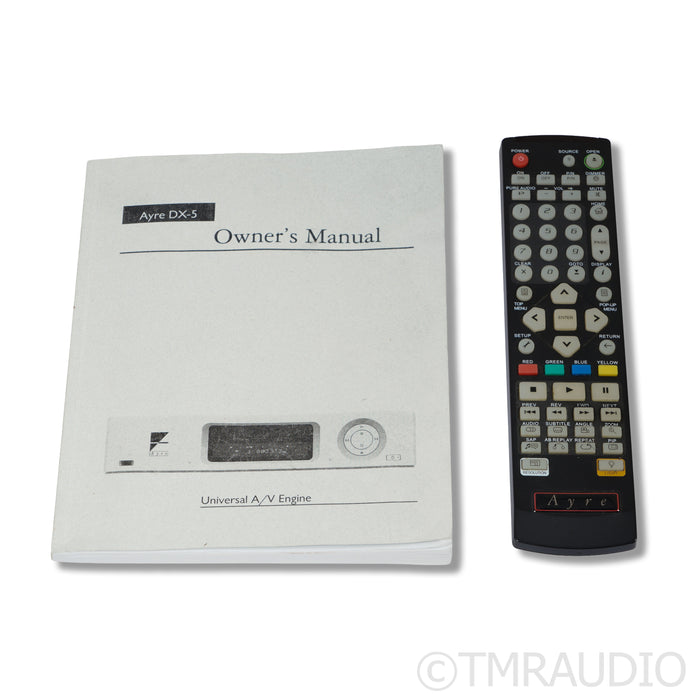 Ayre Acoustics DX-5 Universal Disc Player; CD & SACD