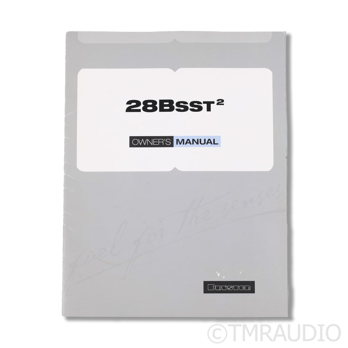 Bryston 28B SST2 Monoblock Power Amplifiers