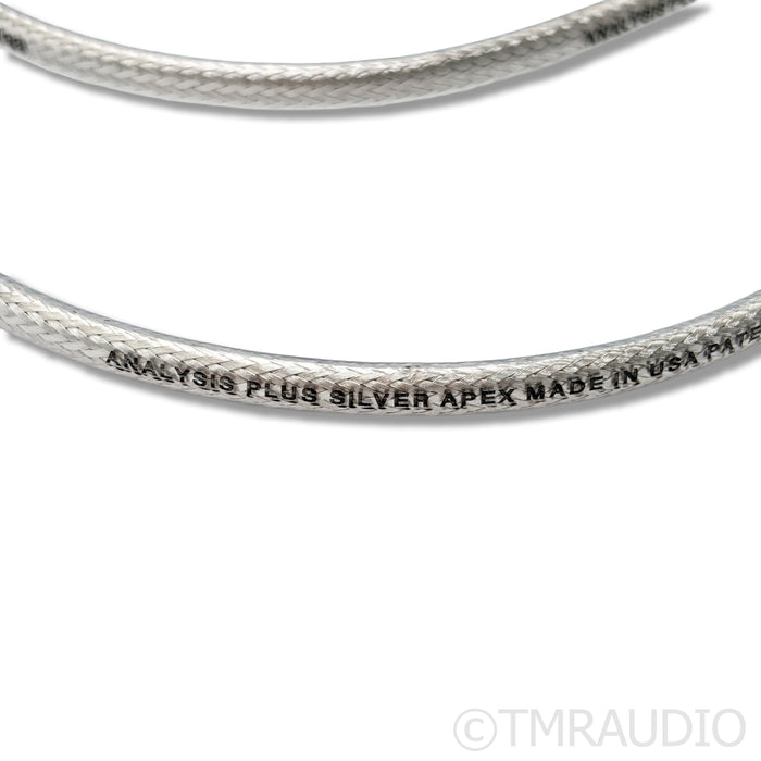 Analysis Plus Silver Apex XLR Interonnects; 1m Pair