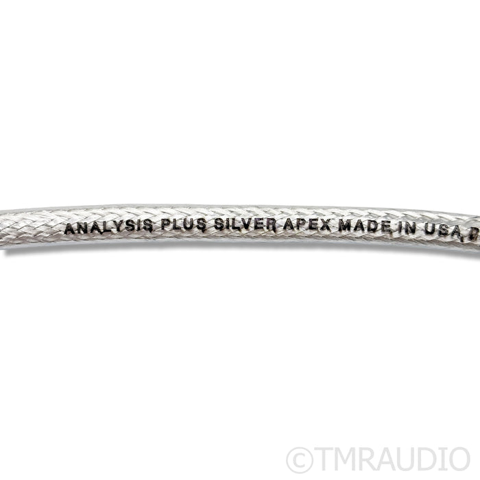 Analysis Plus Silver Apex XLR Interconnects; 0.5m Pair
