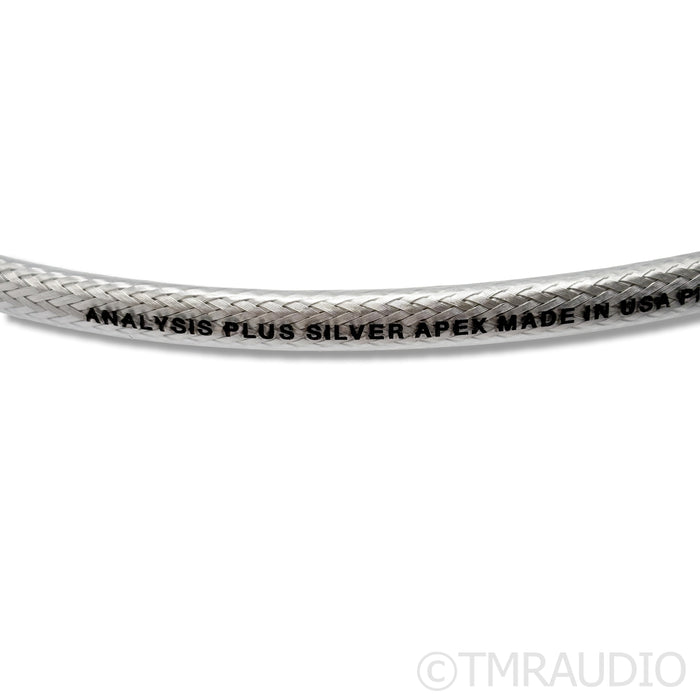 Analysis Plus Silver Apex XLR Interconnects; 0.5m Pair (2/2)
