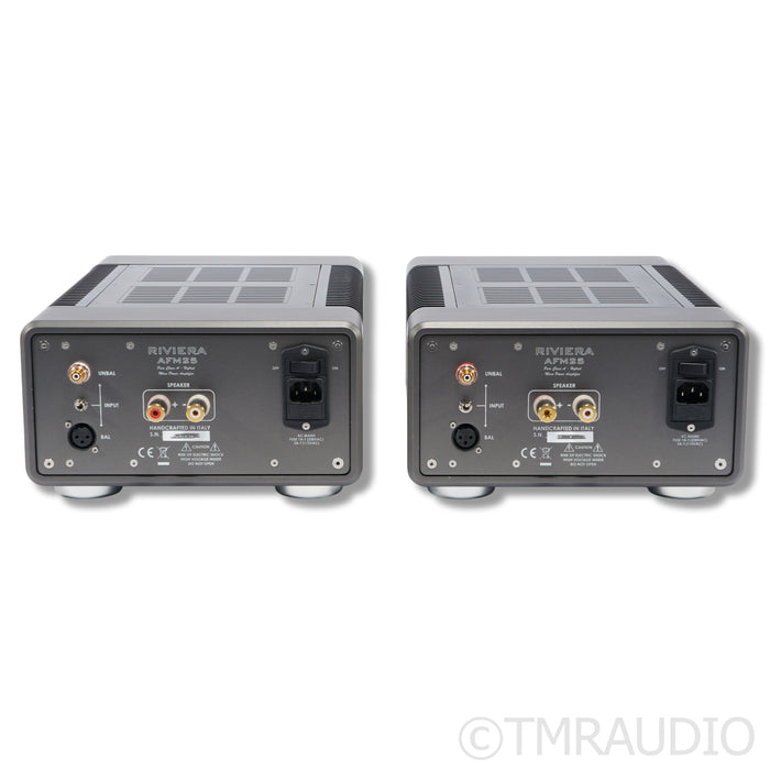 Riviera Labs AFM-25 MonoBlock 25 Watt Class A Hybrid Amplifier Pair