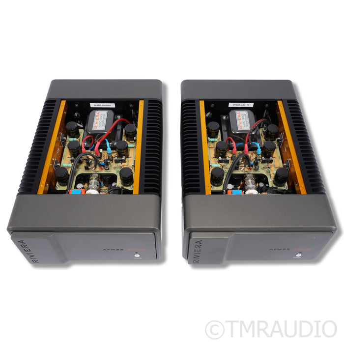 Riviera Labs AFM-25 MonoBlock 25 Watt Class A Hybrid Amplifier Pair
