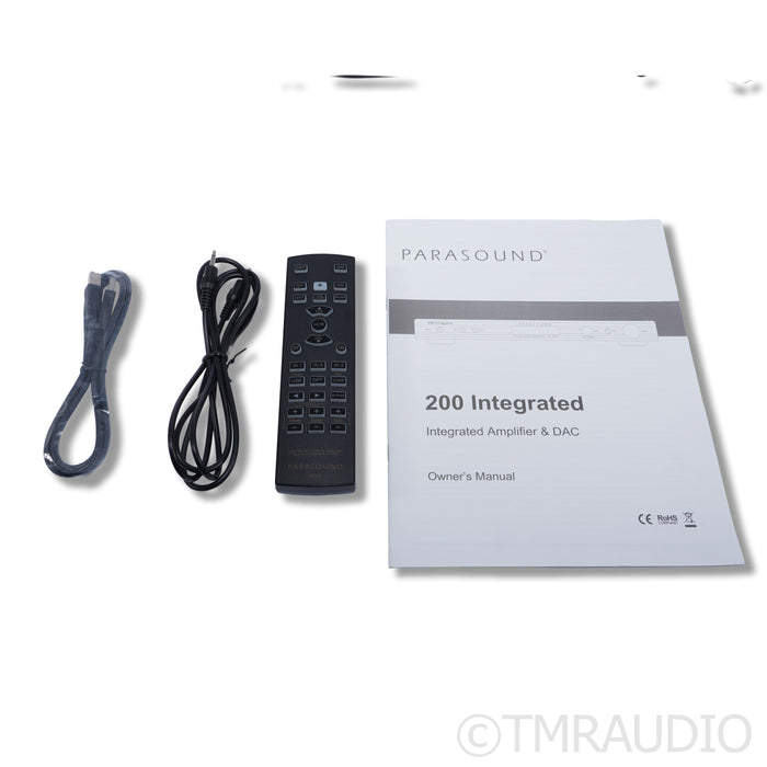 Parasound NewClassic 200 Stereo Integrated Amplifier; MM/MC Phonostage
