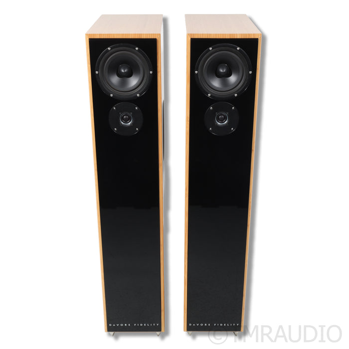 Devore Fidelity Gibbon X Floorstanding Speaker Pair; Bamboo