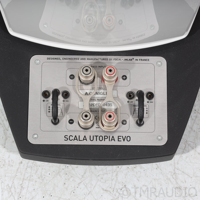 Focal Scala Utopia Evo Floorstanding Speakers; White Carrara Pair