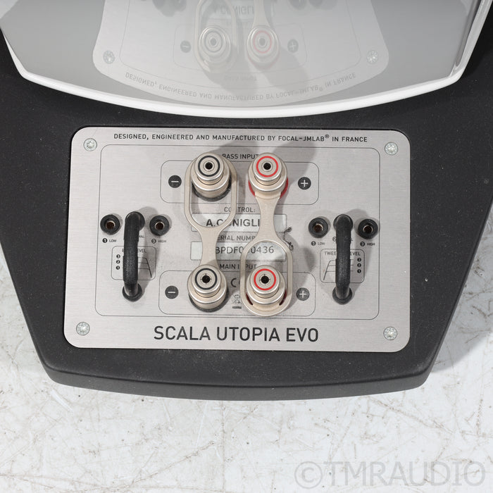 Focal Scala Utopia Evo Floorstanding Speakers; White Carrara Pair