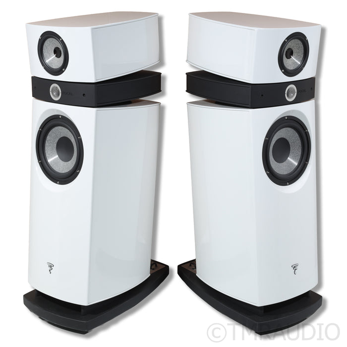 Focal Scala Utopia Evo Floorstanding Speakers; White Carrara Pair