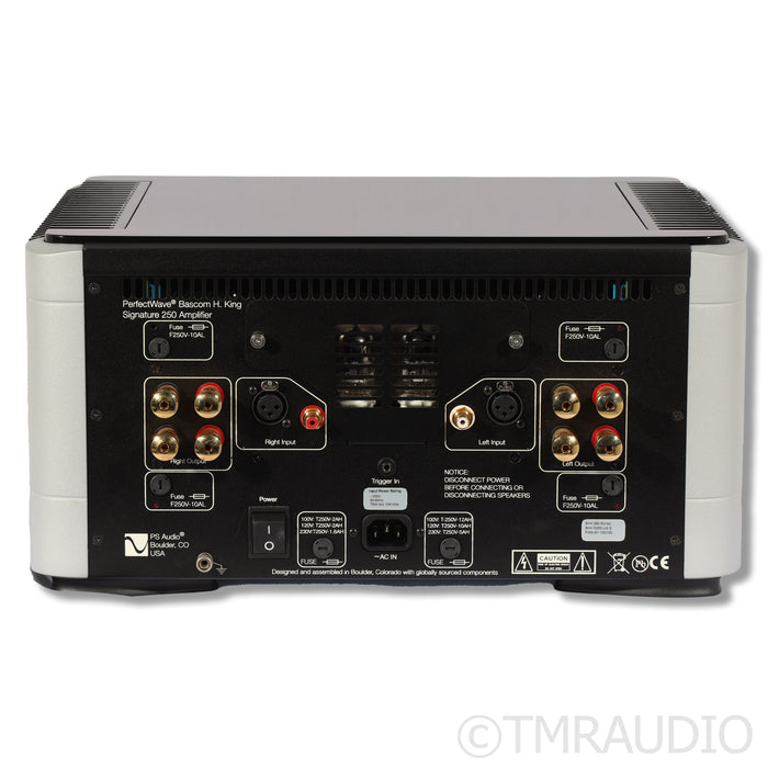 PS Audio BHK Signature 250 Stereo Hybrid Power Amplifier; Silver