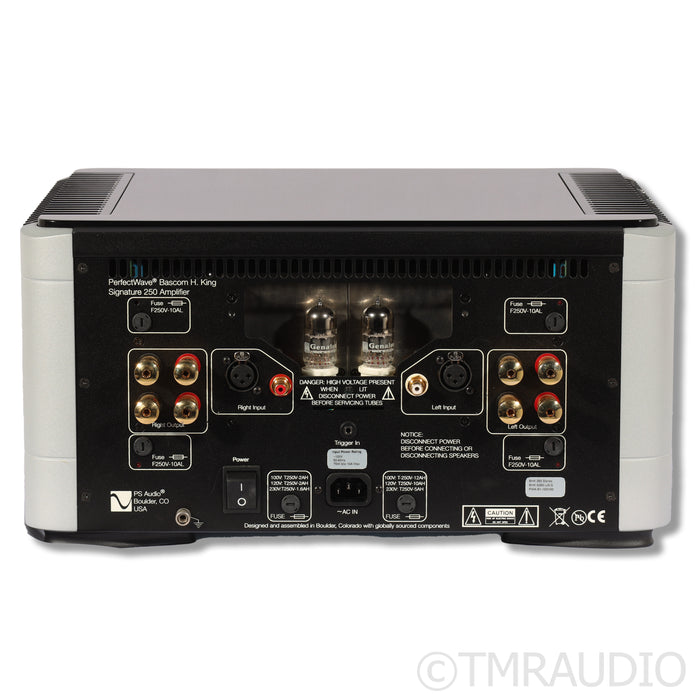 PS Audio BHK Signature 250 Stereo Hybrid Power Amplifier; Silver