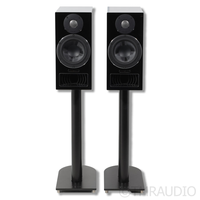PMC twenty5 22i Bookshelf Speaker Pair w/Stands; High Gloss Black