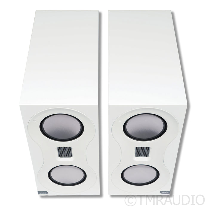 Monitor Audio Studio Bookshelf Speakers; White Pair; 2018 Version