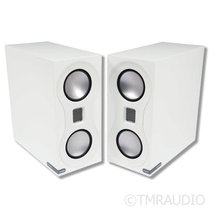Monitor Audio Studio Bookshelf Speakers; White Pair; 2018 Version
