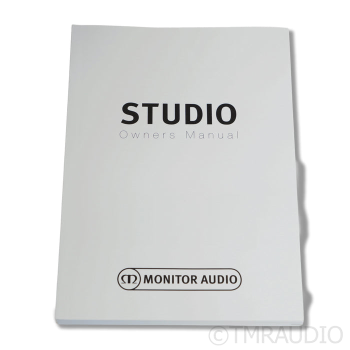 Monitor Audio Studio Bookshelf Speakers; White Pair; 2018 Version