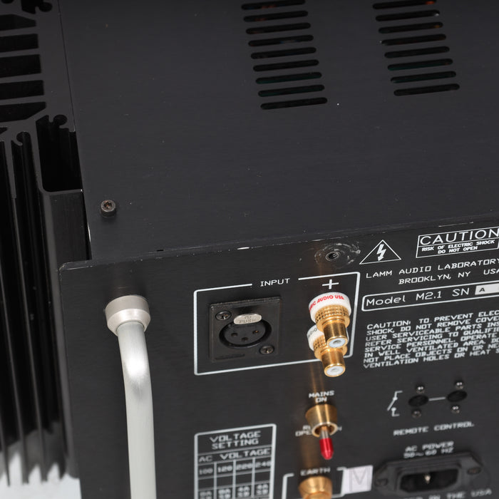 Lamm Industries M2.1  Hybrid Monoblock Power Amplifiers; Black Pair