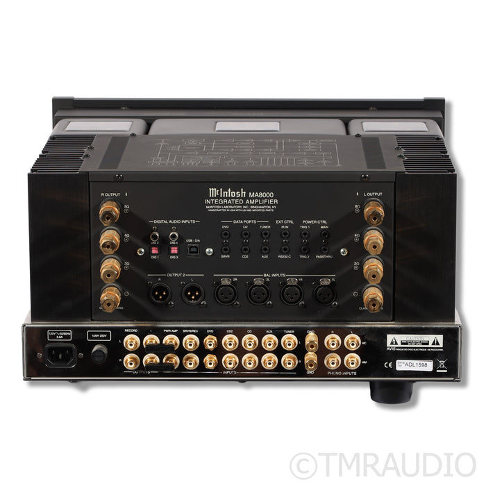 McIntosh MA8000 Integrated Amplifier; Built-In DAC; MM/MC Phono