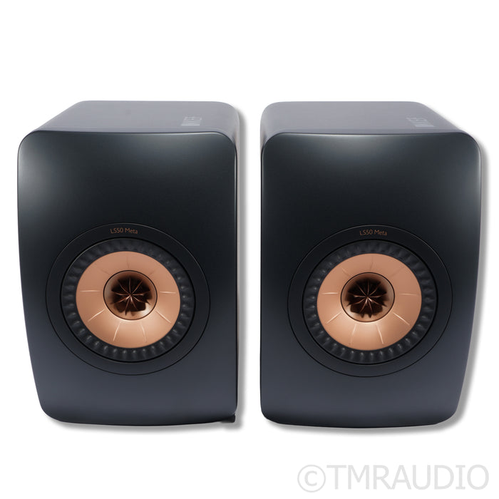 KEF LS50 Meta Bookshelf Speaker Pair; Black