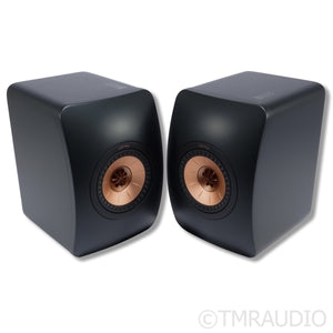 KEF LS50 Meta Bookshelf Speaker Pair; Black