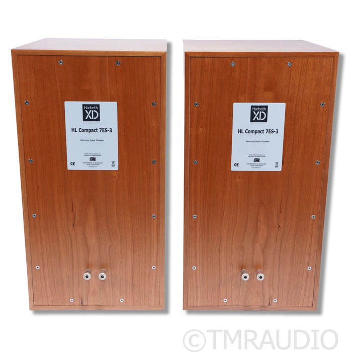 Harbeth HL Compact 7ES-3 XD Bookshelf Speakers; Cherry Pair