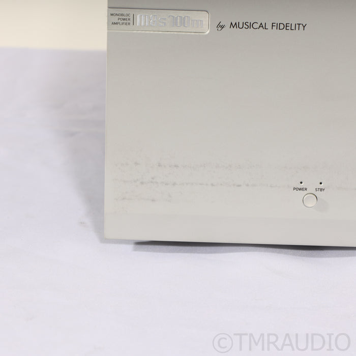 Musical Fidelity M8s-700M MonoBlock Power Amplifier; Silver