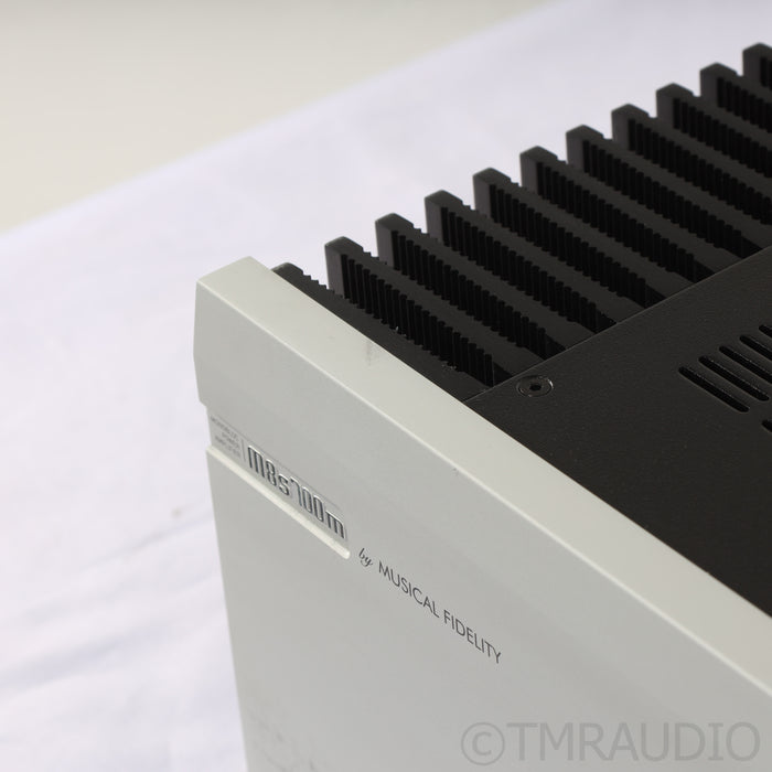 Musical Fidelity M8s-700M MonoBlock Power Amplifier; Silver