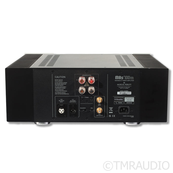 Musical Fidelity M8s-700M MonoBlock Power Amplifier; Silver
