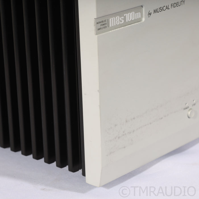 Musical Fidelity M8s-700M MonoBlock Power Amplifier; Silver