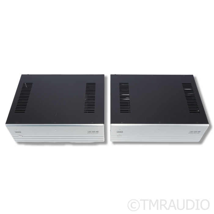 Cary Audio Design CAD 500 MB MonoBlock Power Amplifier Pair