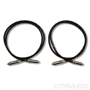 Audio Sensibility Statement V3 OCC Silver Phono Interconnects; 4ft Pair