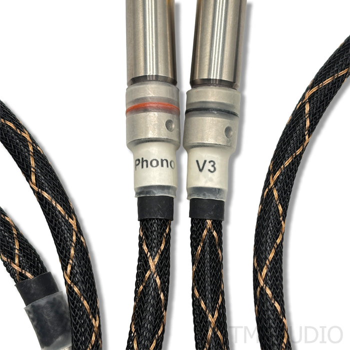 Audio Sensibility Statement V3 OCC Silver Phono Interconnects; 4ft Pair