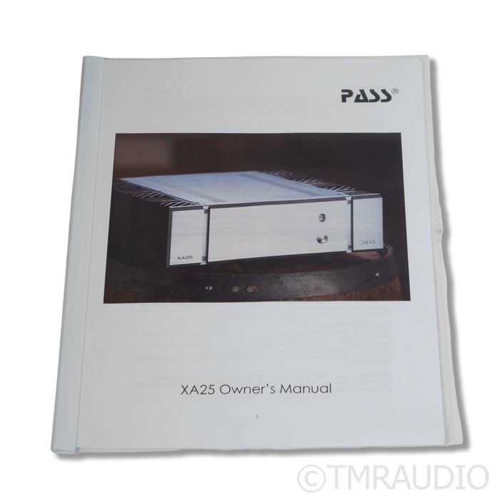 Pass Labs XA25 Stereo Power Amplifier