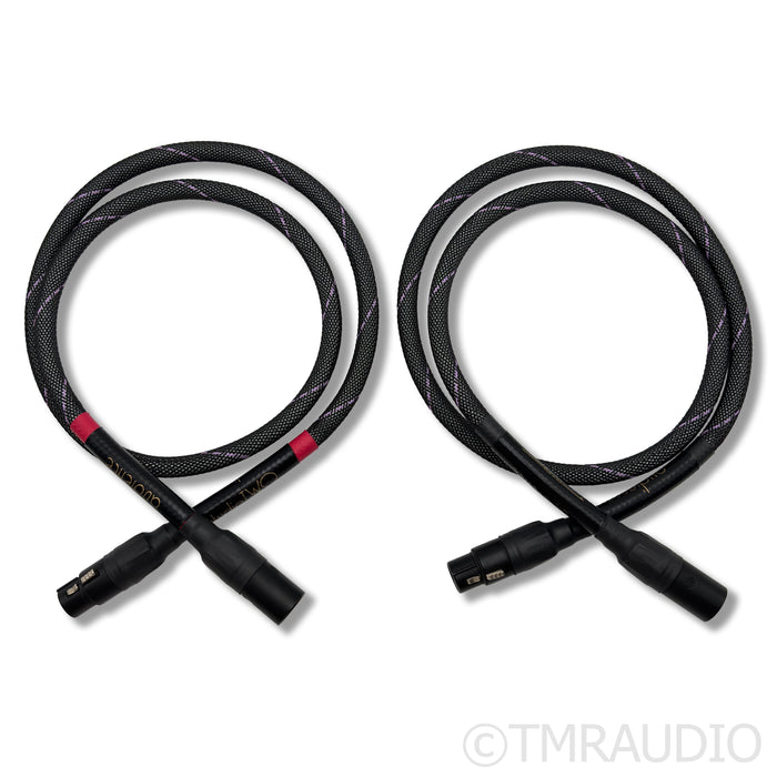 Audience Studio TWO XLR Cables; 1m Pair Balanced Interconnects