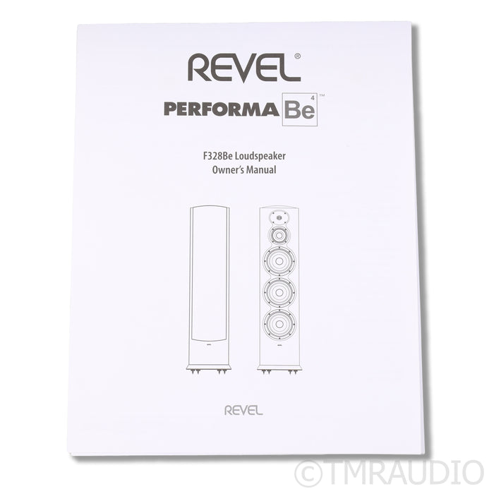 Revel Performa F226Be Floorstanding Speaker Pair; Walnut