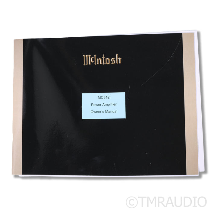 McIntosh MC312 Stereo Power Amplifier