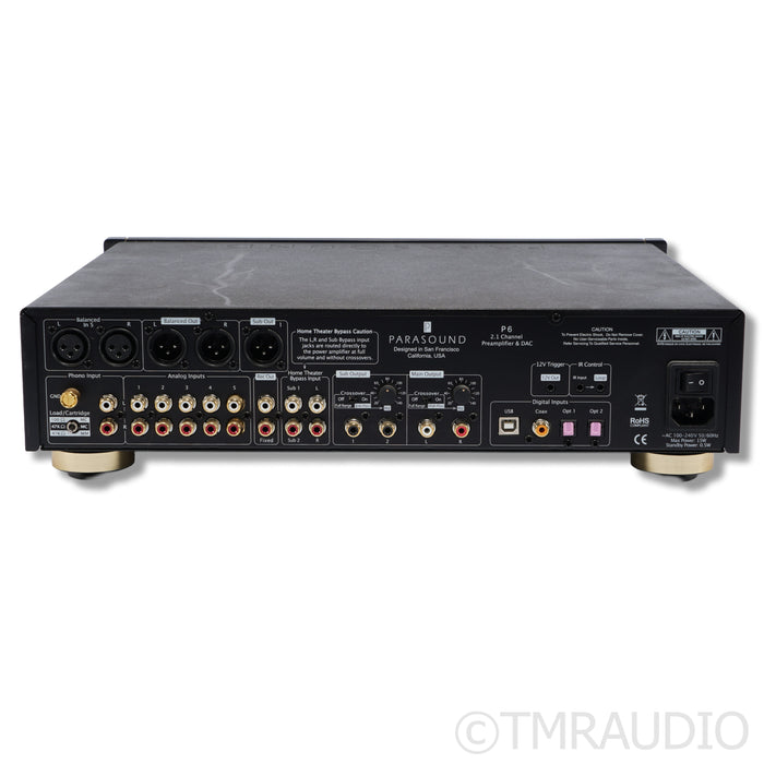 Parasound Halo P6 Stereo Preamplifier; MM / MC Phono