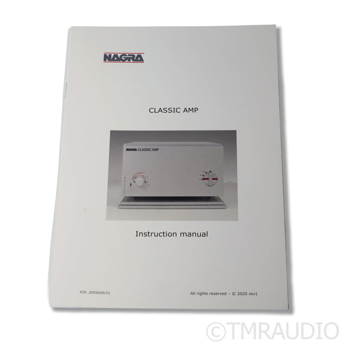 Nagra Classic Amp Stereo Power Amplifier
