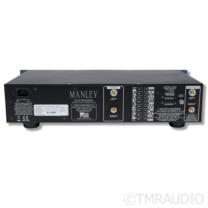 Manley Laboratories Chinook Tube Stereo Phono Preamplifier; MM/MC