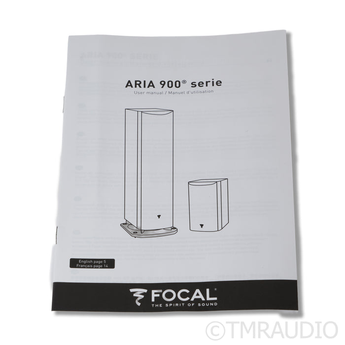 Focal Aria 906 Bookshelf Speaker Pair; Noyer Walnut