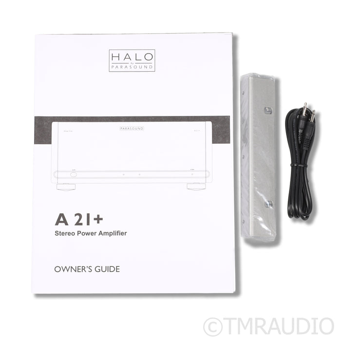 Parasound Halo A21+ Stereo Power Amplifier; Silver