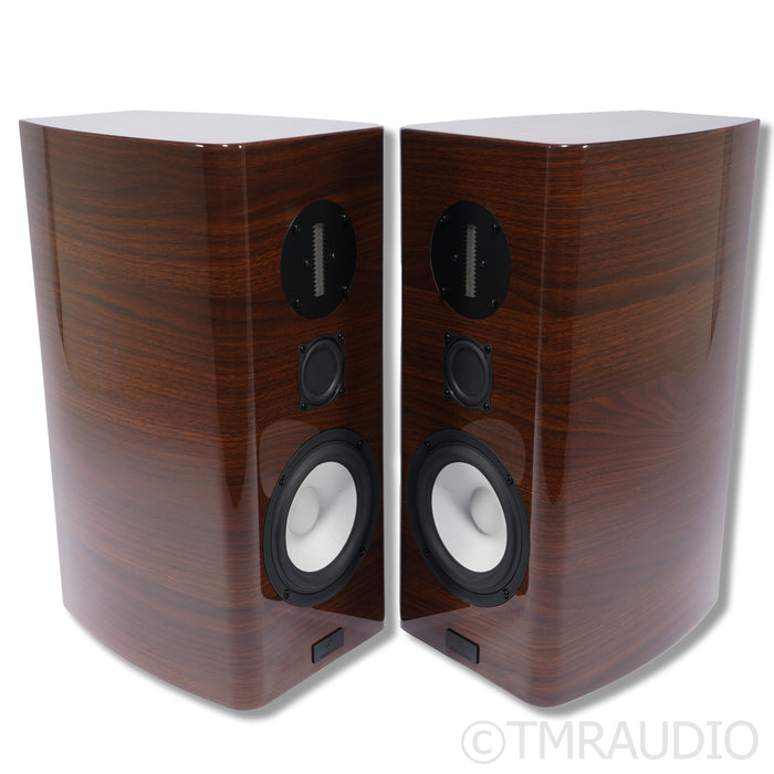 Philharmonic Audio BMR Monitor Bookshelf Speakers; Rosewood Pair