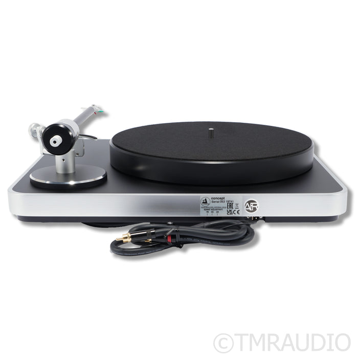 Clearaudio Concept AiR Belt-Drive Turntable; Satisfy Black 9" Tonearm (No Cart.)