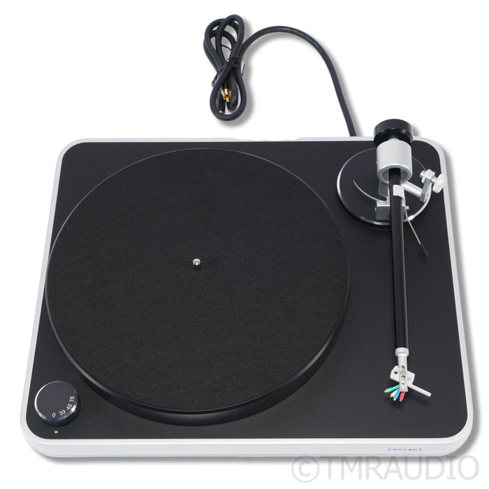 Clearaudio Concept AiR Belt-Drive Turntable; Satisfy Black 9" Tonearm (No Cart.)