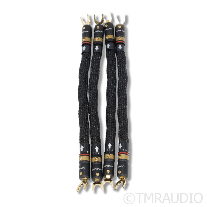 VIABLUE SC-6 Bi-Wire Jumpers; 8in Set of Four