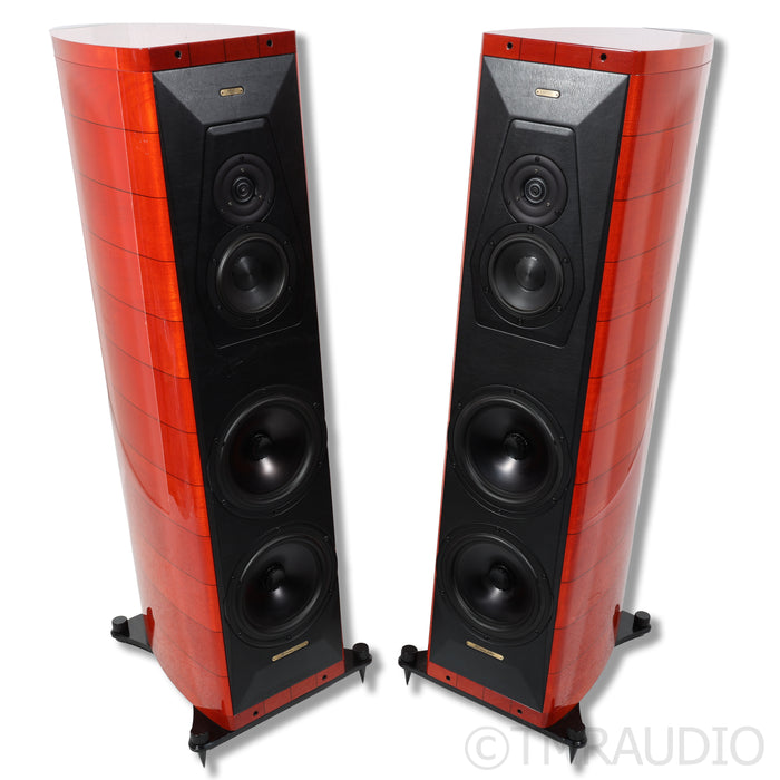 Sonus Faber Amati Homage Anniversario Floorstanding Speakers; Rosso Violino