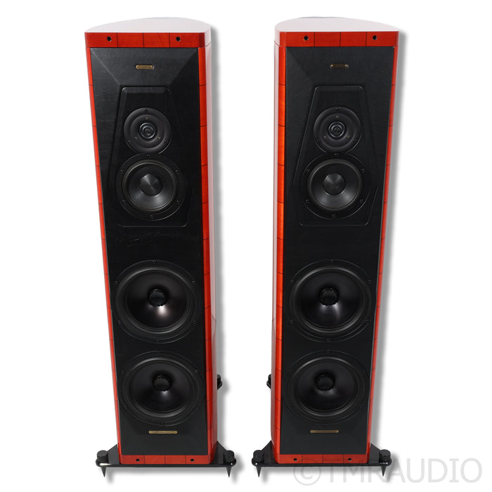 Sonus Faber Amati Homage Anniversario Floorstanding Speakers; Rosso Violino